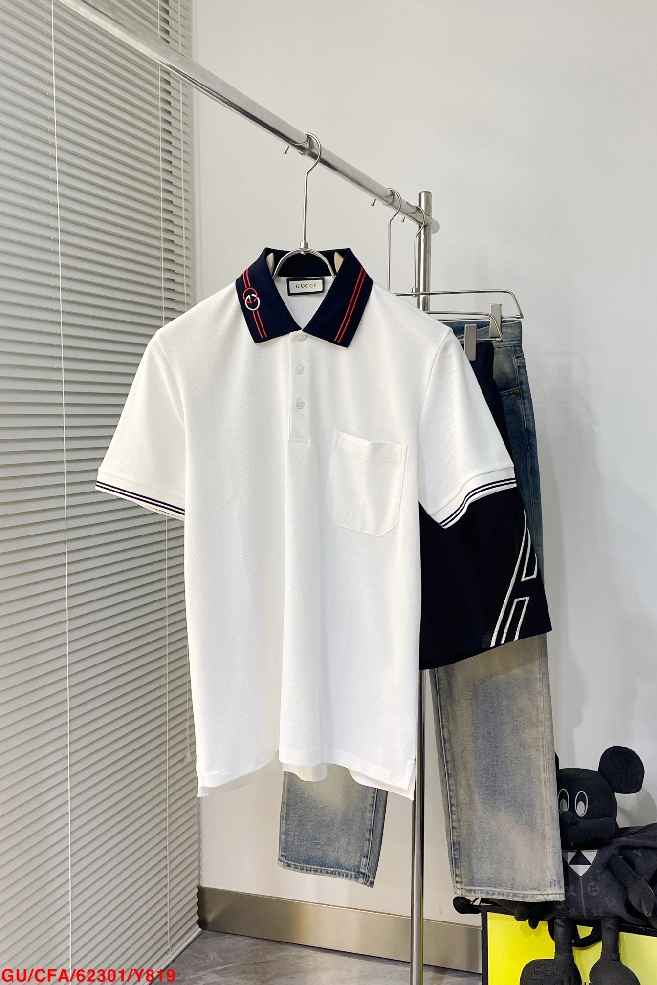 &&wg.luxury- 2023SS embroidery POLO. 2Colour item:C-F501G2214-2